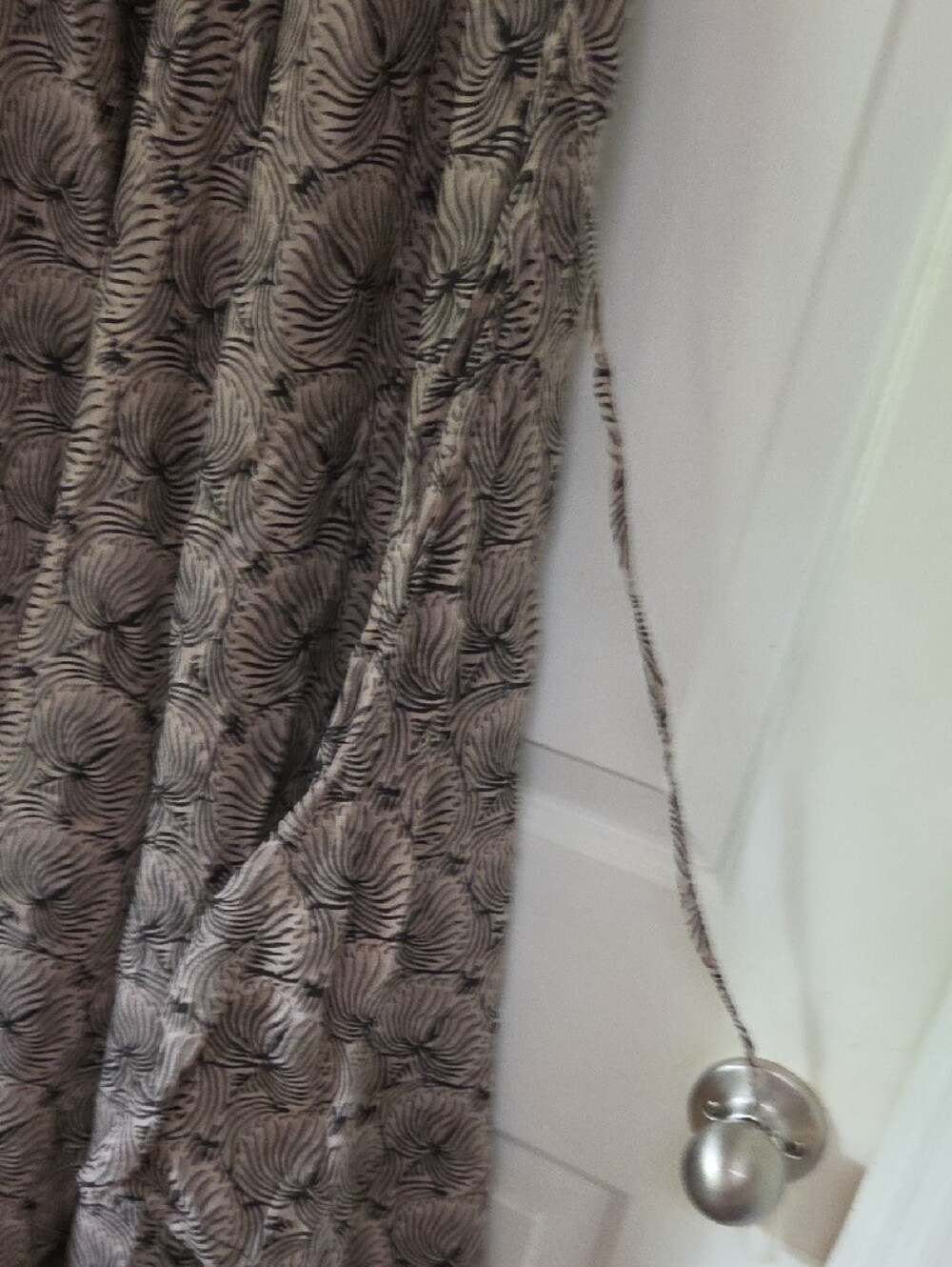 Cost Plus World Market Women Jump Suit in Tan and Black Print - Picture 4 of 6